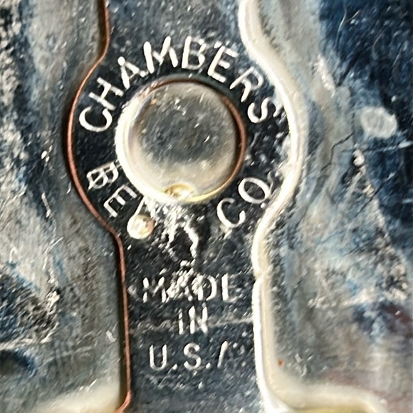 CHAMBERS BELT CO. VINTAGE SILVER-TONED ROAD RUNNER BELT BUCKLE - Picture 8 of 11